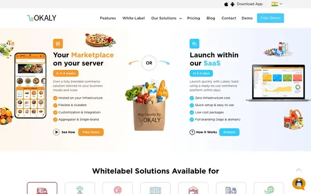 Lokaly website