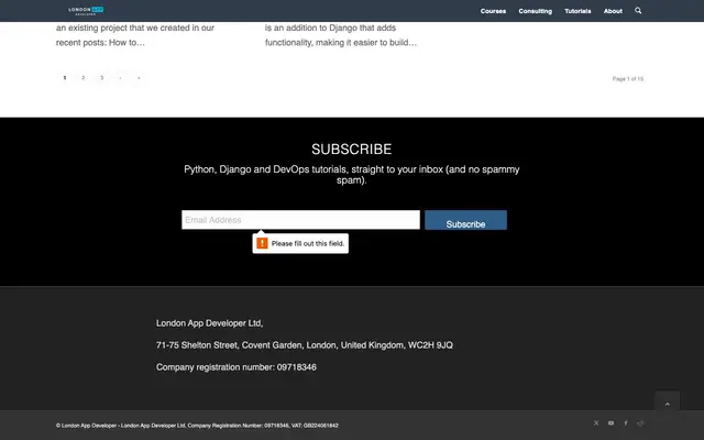 london app developer website