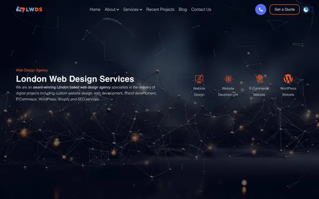 London Website Design Services website
