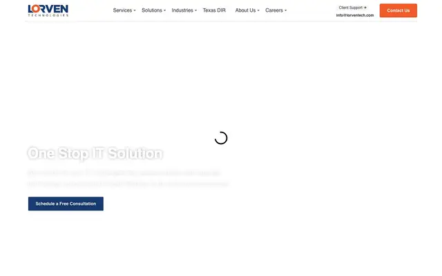 Lorven Technologies Pvt Ltd website