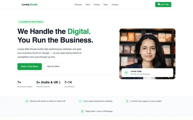 Lovely Web Studio website