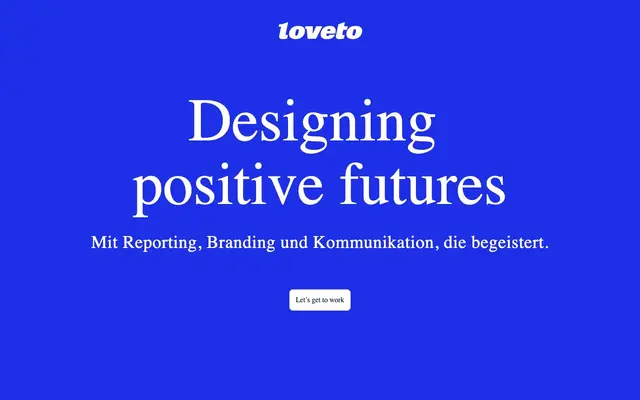 loveto GmbH – Agentur für Kommunikation und Design website