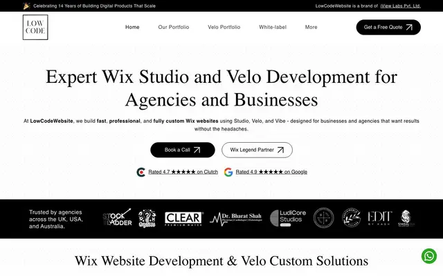 Low Code Website Development website