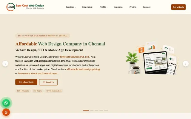 Low Cost Web Design website