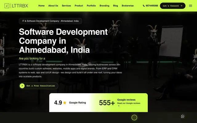 LTTRBX TECHNOLABS website