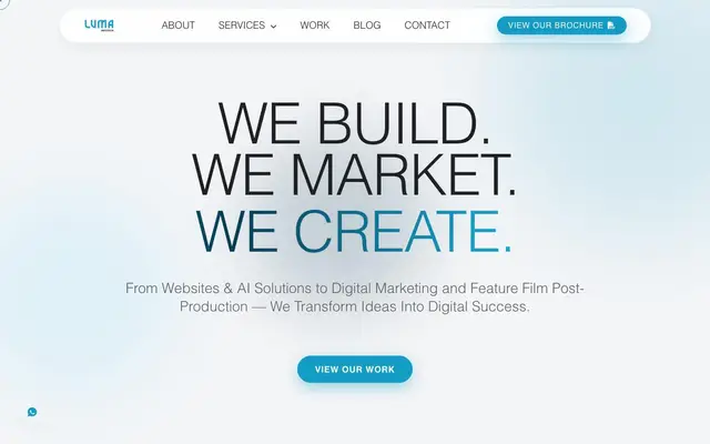 Luma Infotech website