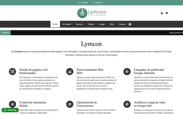 Lymcon website