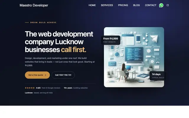 Maestro Developer website