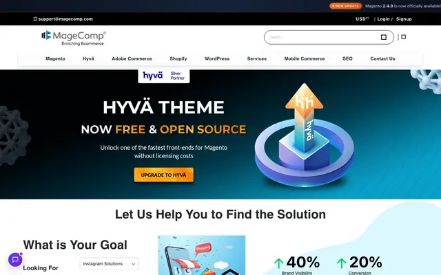 MageComp website