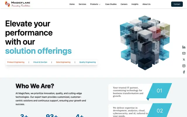 Magicflare Software Services LLP website