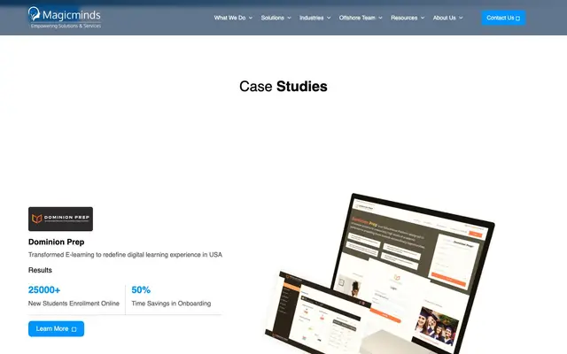 Magicmind Technologies Limited website