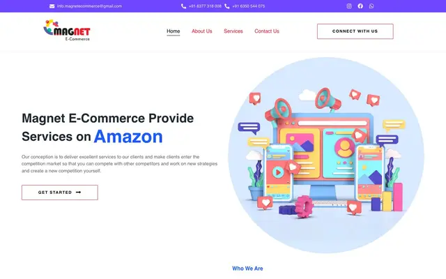 Magnet E-commerce Amazon Sellers Office website
