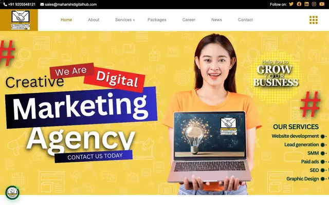 MaharishiOIBS-Pvt Ltd. website