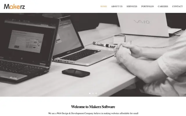 Makerz Software website