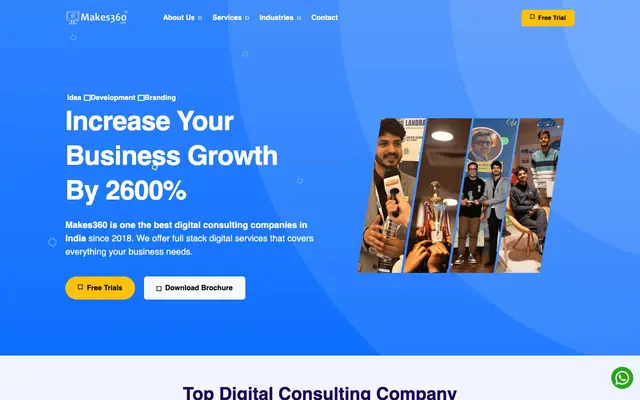 Makes360 website