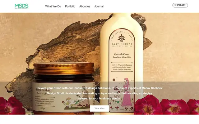 Manav Sachdev Design Studio website