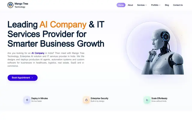 Mango Tree Technology website