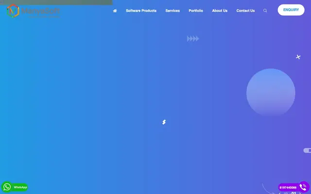 ManyaSoft website