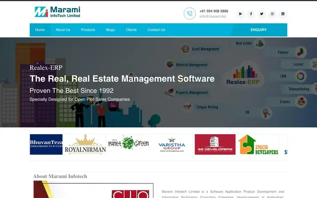 Marami Infotech Ltd. website