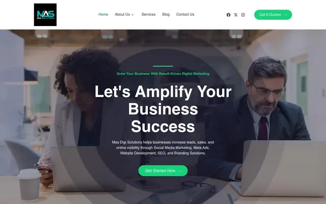 MAS DIGI SOLUTIONS Best Digital Marketing Services… website