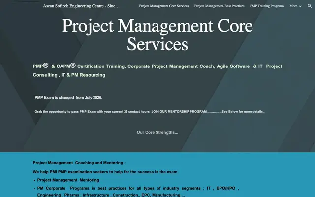 Asean Softech Engineering Centre website