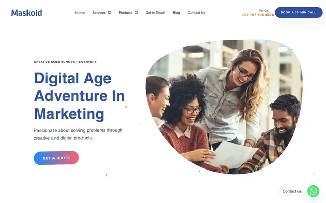 Maskoid Technologies website
