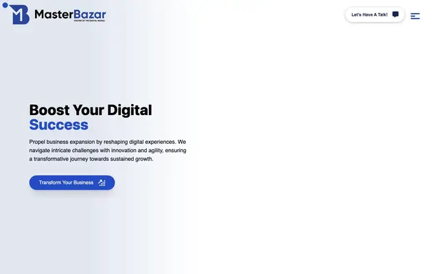 Master Bazar-Website Development-Digital Marketing Company website