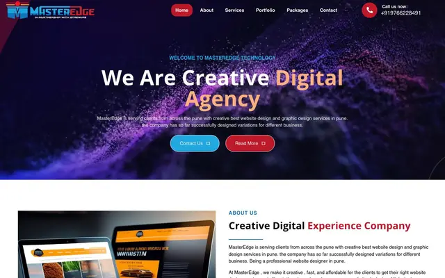 Masteredge Technology Pvt. Ltd. website