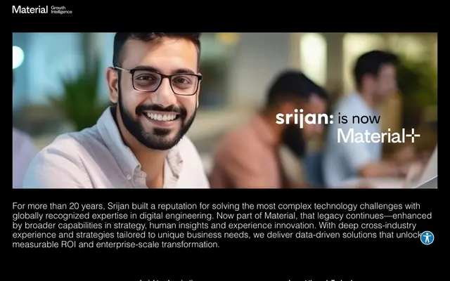 Material India website