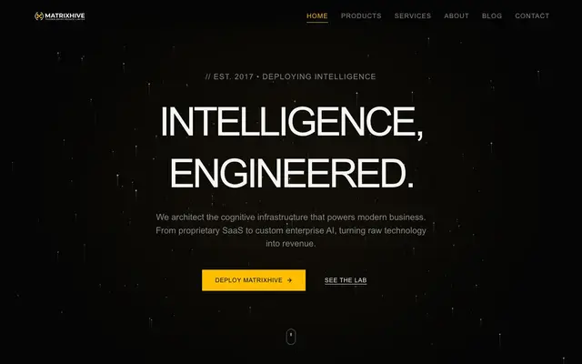 MatrixHive Technologies Pvt. Ltd. website