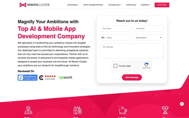 Maven Cluster website