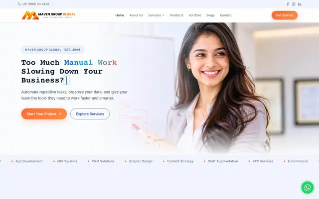 Maven Group Global website