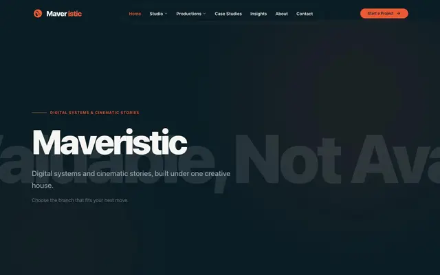 Maveristic website