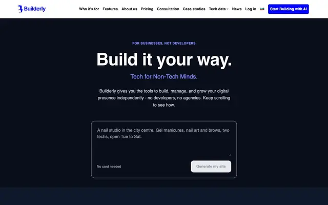 Builderly website