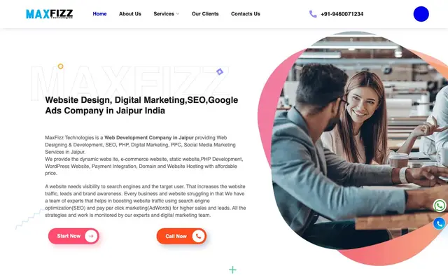 MaxFizz website