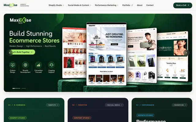 MaximiseTeck IT Solutions LLP website