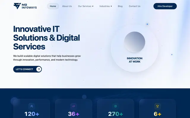 MB Infoways website