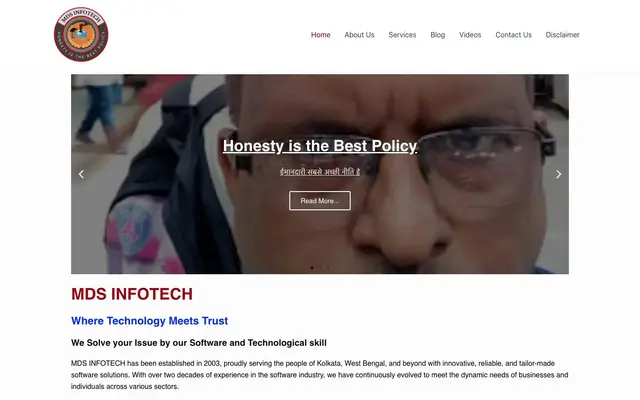 MDS INFOTECH website