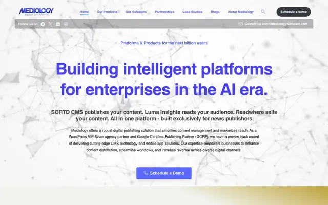 Mediology Software website