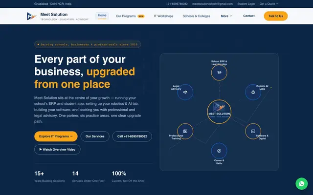 MEET SOLUTION website