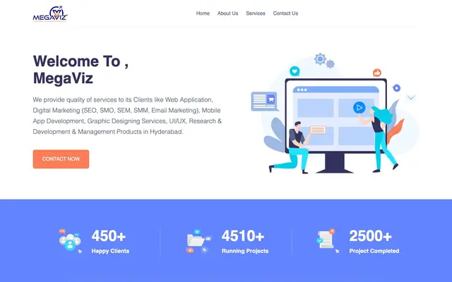 MegaViz Technologies website