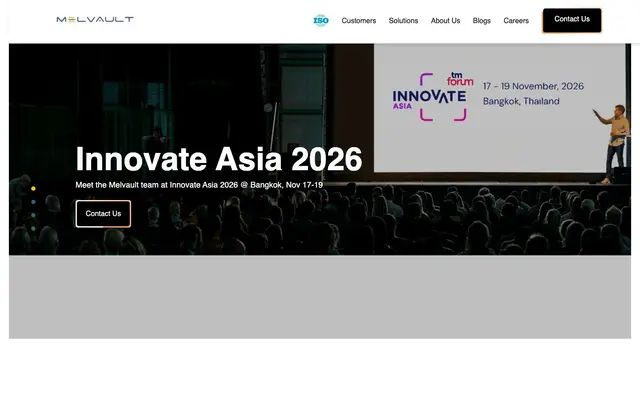 Melvault Software Solutions, Pvt Ltd website