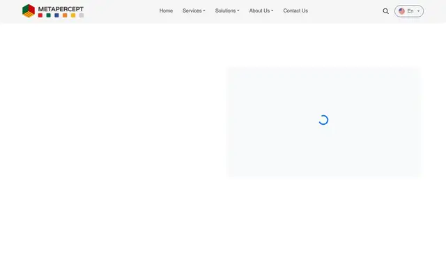 Metapercept Technology Services LLP website
