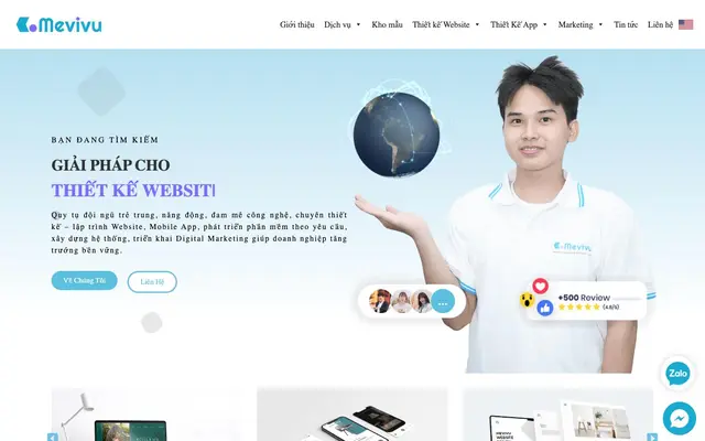 Mevivu Technology website