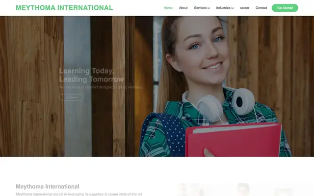 Meythoma International - IT Services website