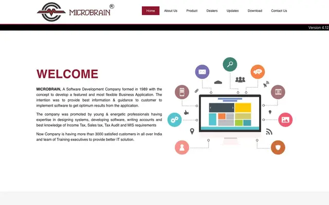 MICROBRAIN Computer Consultancy website