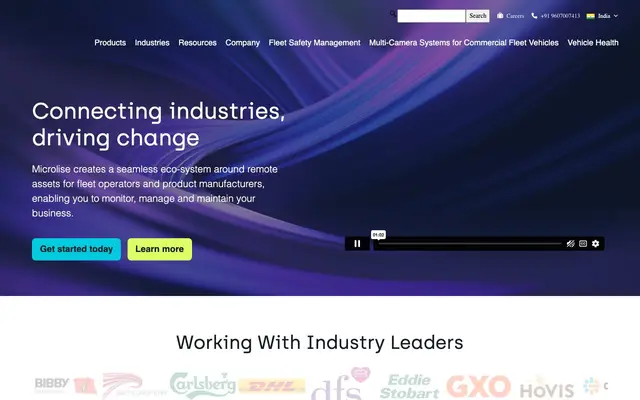 Microlise India website