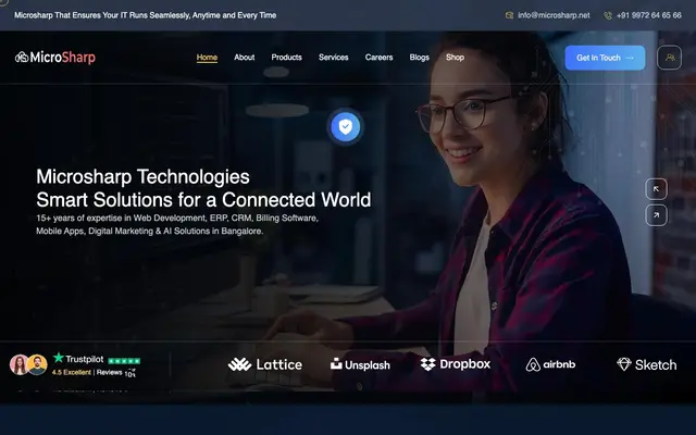 Microsharp Technologies website