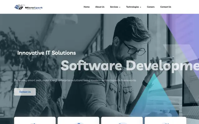 MicroSpark Software Solutions Private Limited website