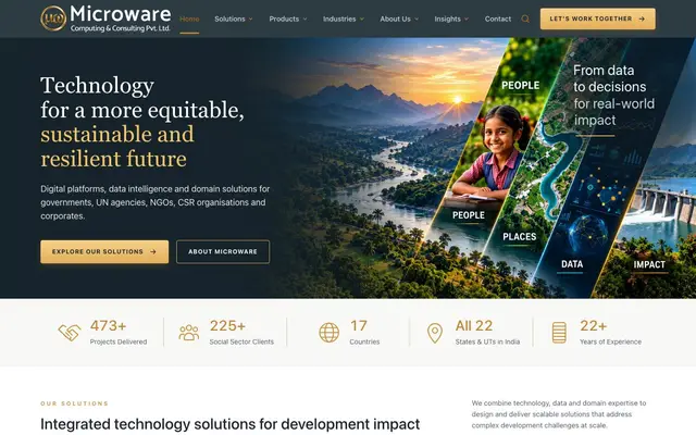 Microware Computing & Consulting Pvt Ltd website